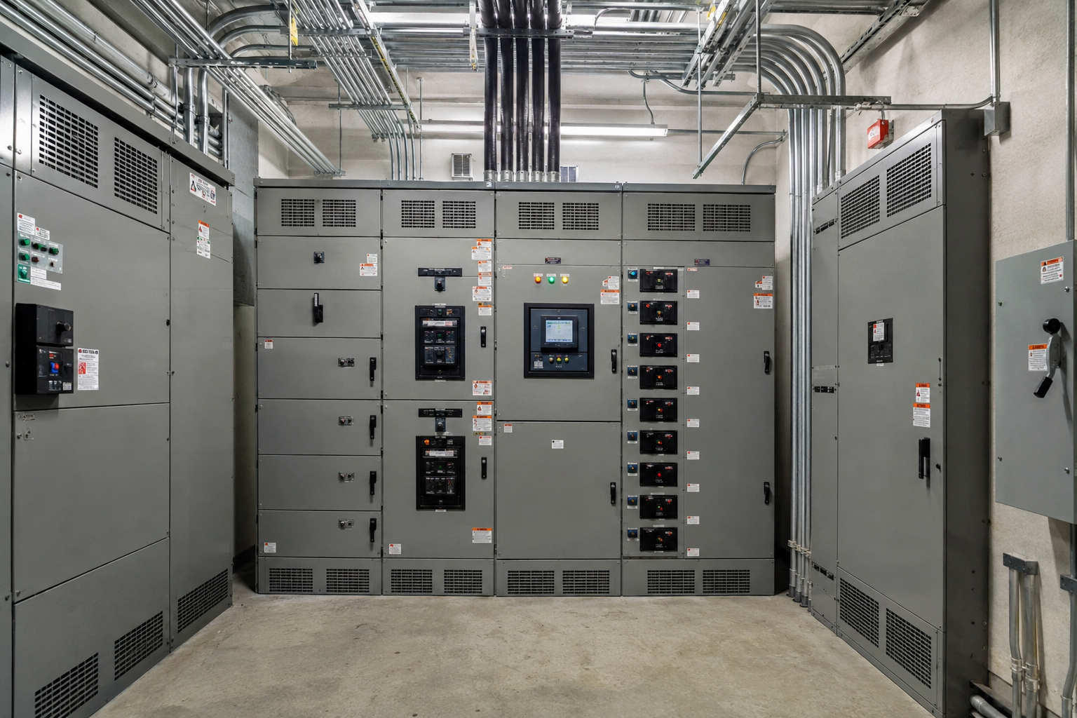 Commercial office building electrical system