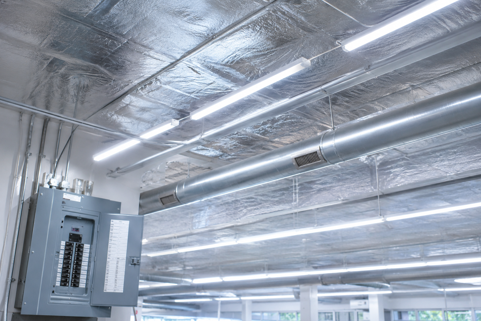 Energy efficient LED lighting and electrical upgrades