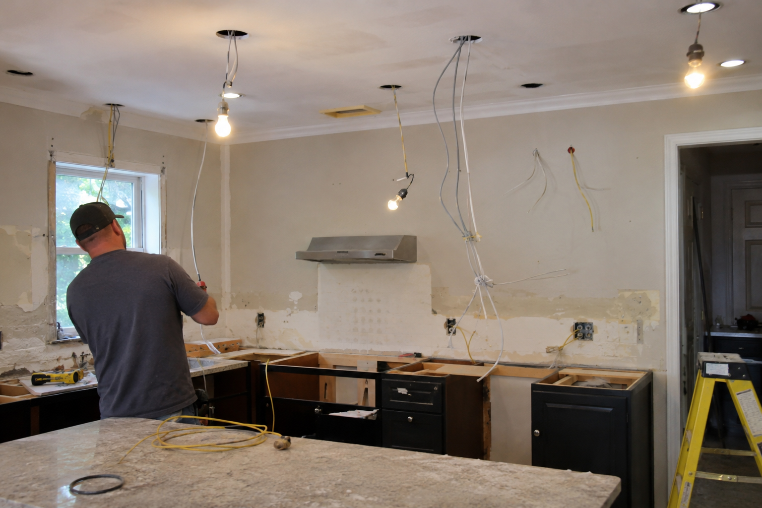 Electrical renovation for kitchen upgrade