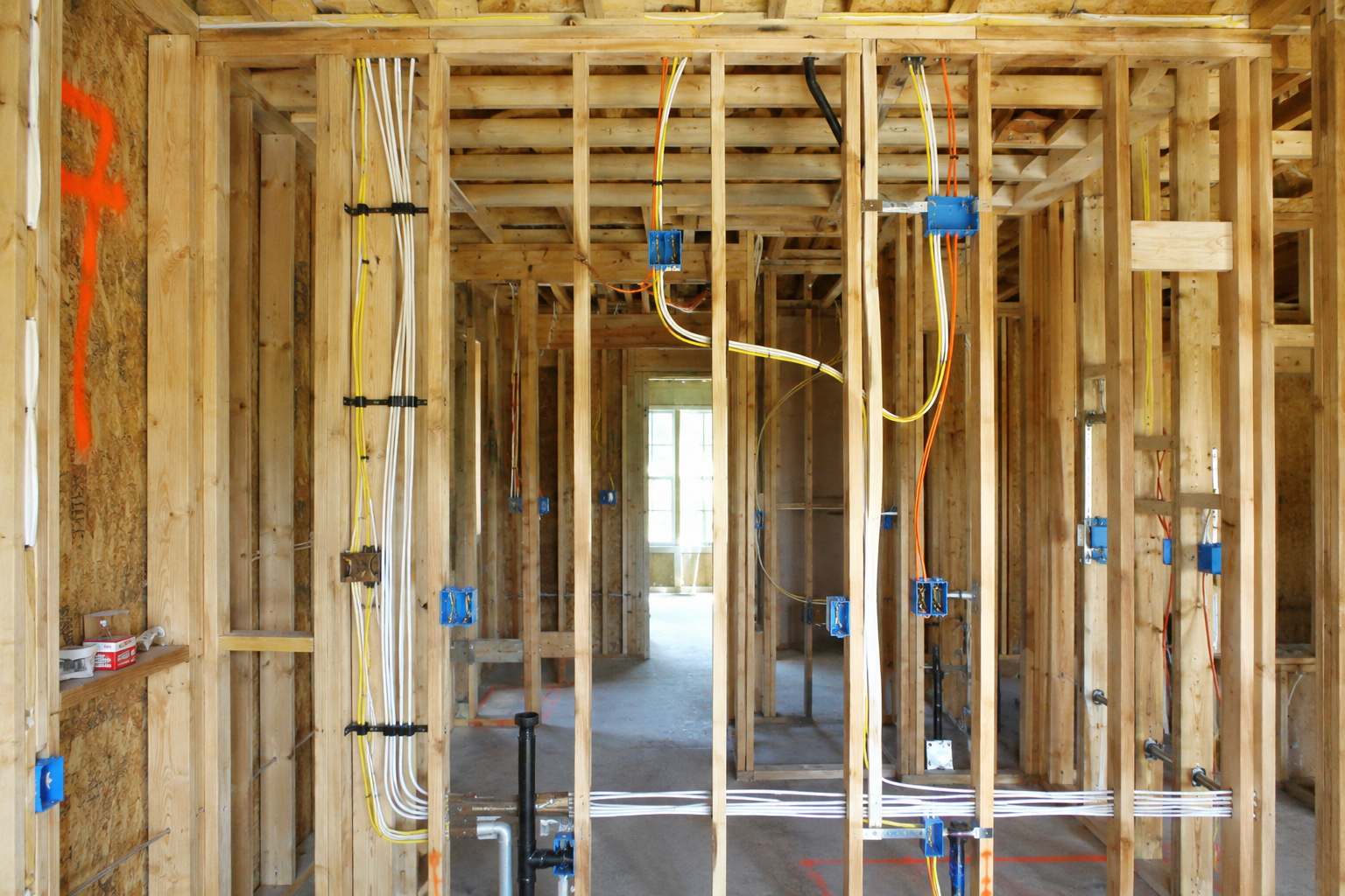 Residential electrical installation project