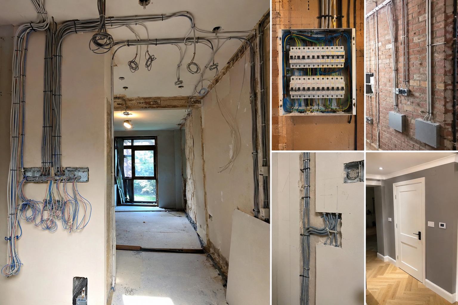 Complete home rewiring project